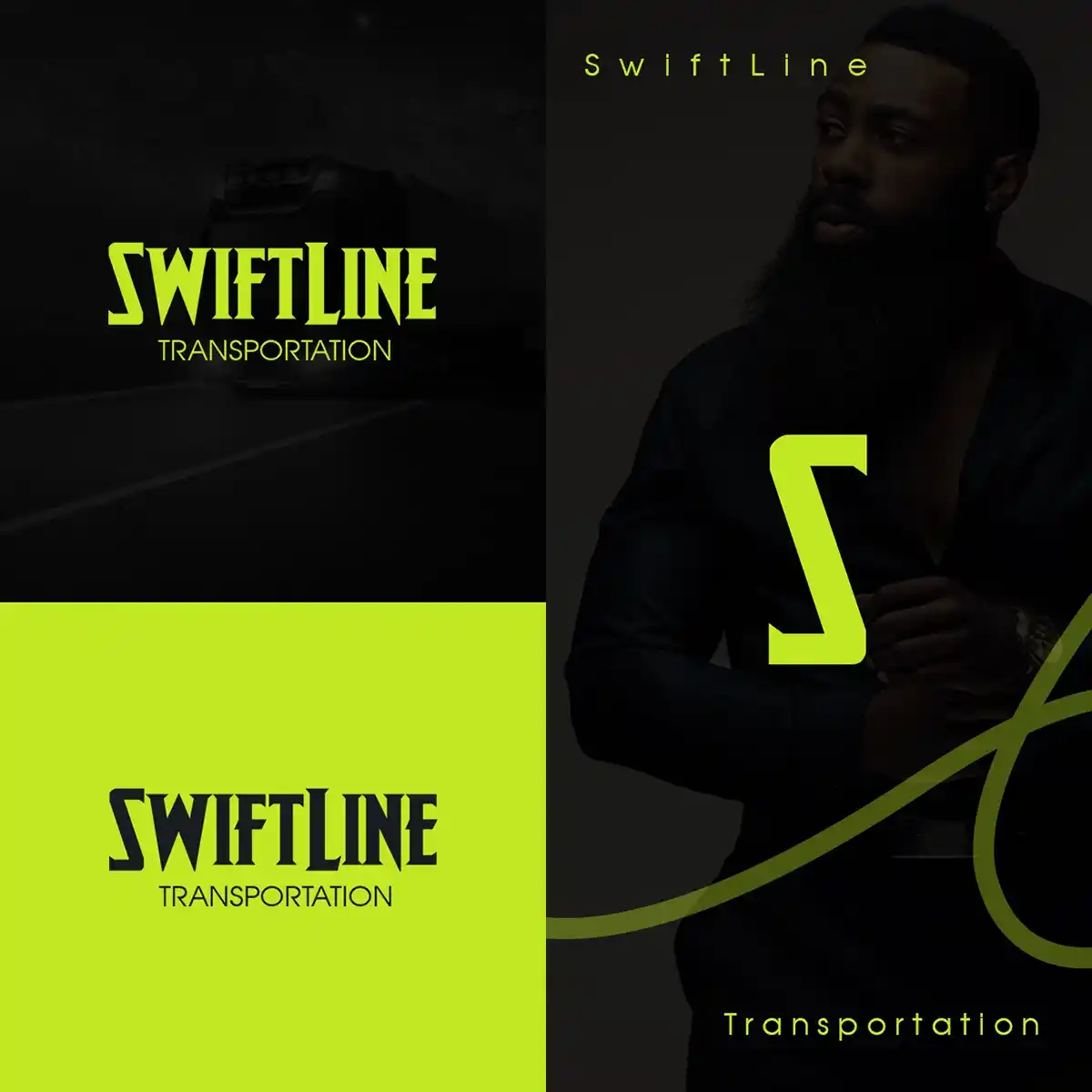 Swiftline transportation logo